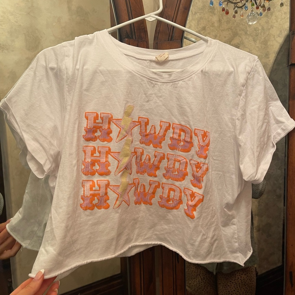 Howdy Crop Shirt